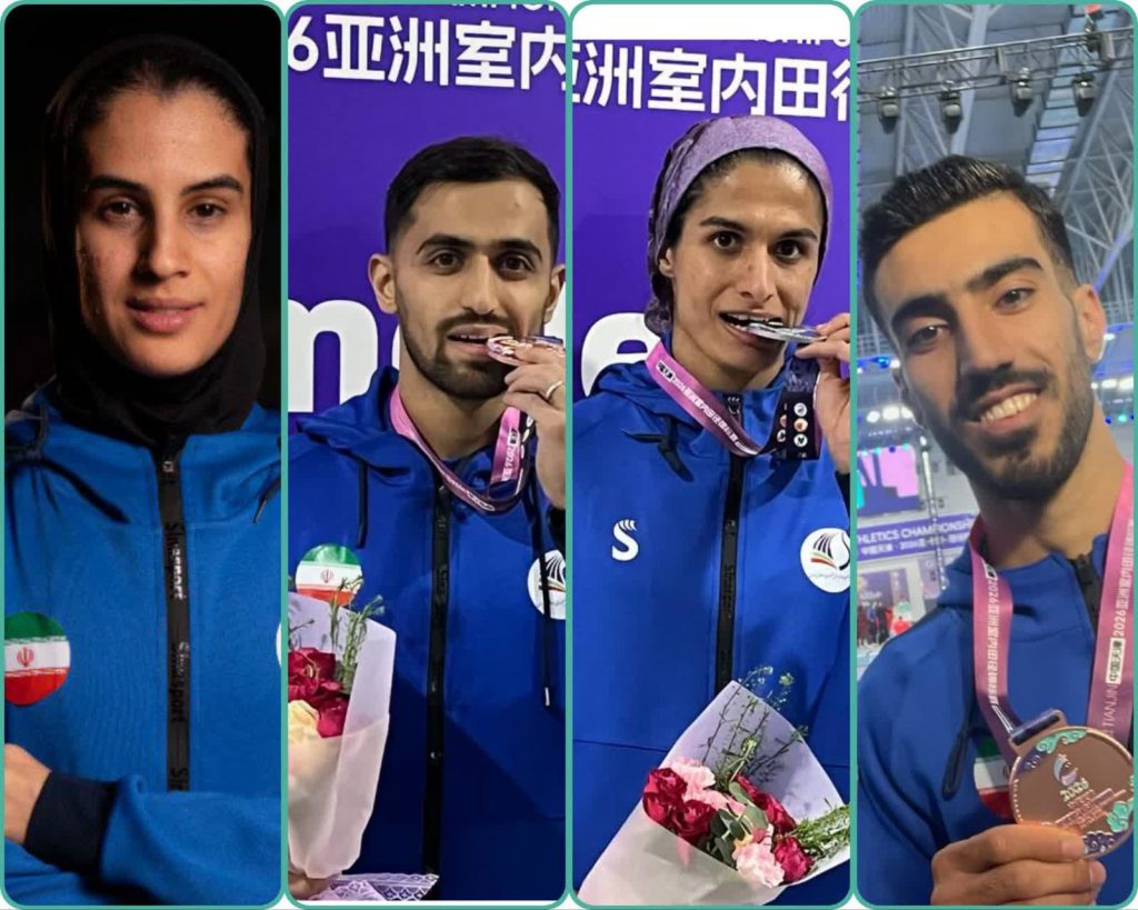 دوازهمین دوره مسابقات دو و میدانی داخل سالن قهرمانی آسیا / کسب یک مدال برنز در روز پایانی / جمع مدال‌ها به 4 رسید
