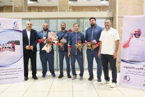 تیم ملی دو و میدانی ساحلی ایران وارد تهران شد