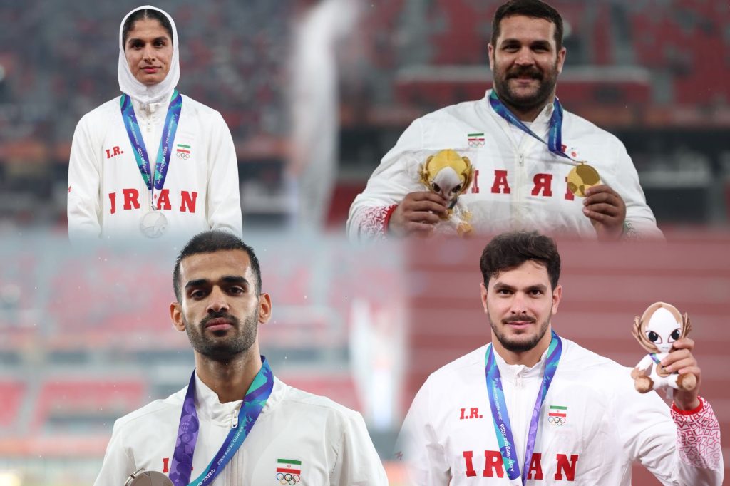 پایان کار دوومیدانی ایران در ناگویا با ۴ مدال/ یک طلا، دو نقره و یک برنز حاصل کار ملی‌پوشان